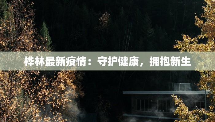 桦林最新疫情：守护健康，拥抱新生