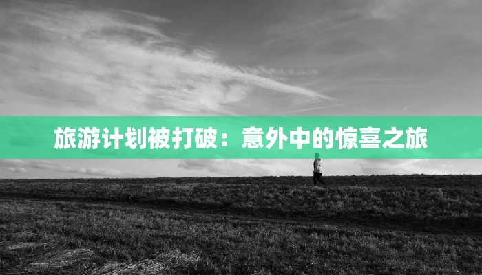 旅游计划被打破：意外中的惊喜之旅