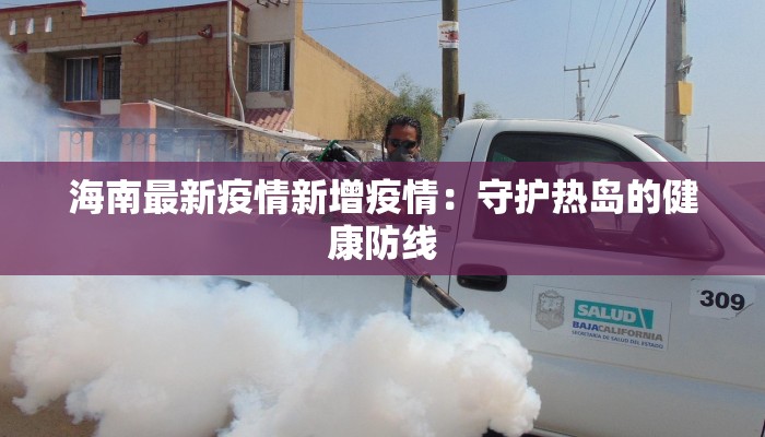 海南最新疫情新增疫情：守护热岛的健康防线