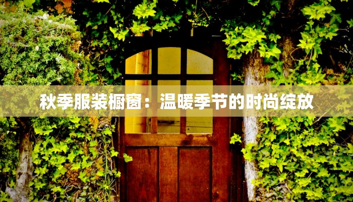 秋季服装橱窗：温暖季节的时尚绽放