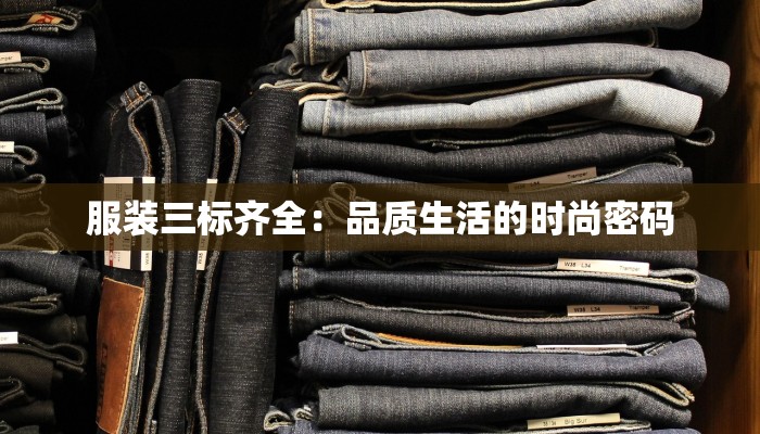 服装三标齐全:品质生活的时尚密码 服装三标齐全:品质生活的时尚密码